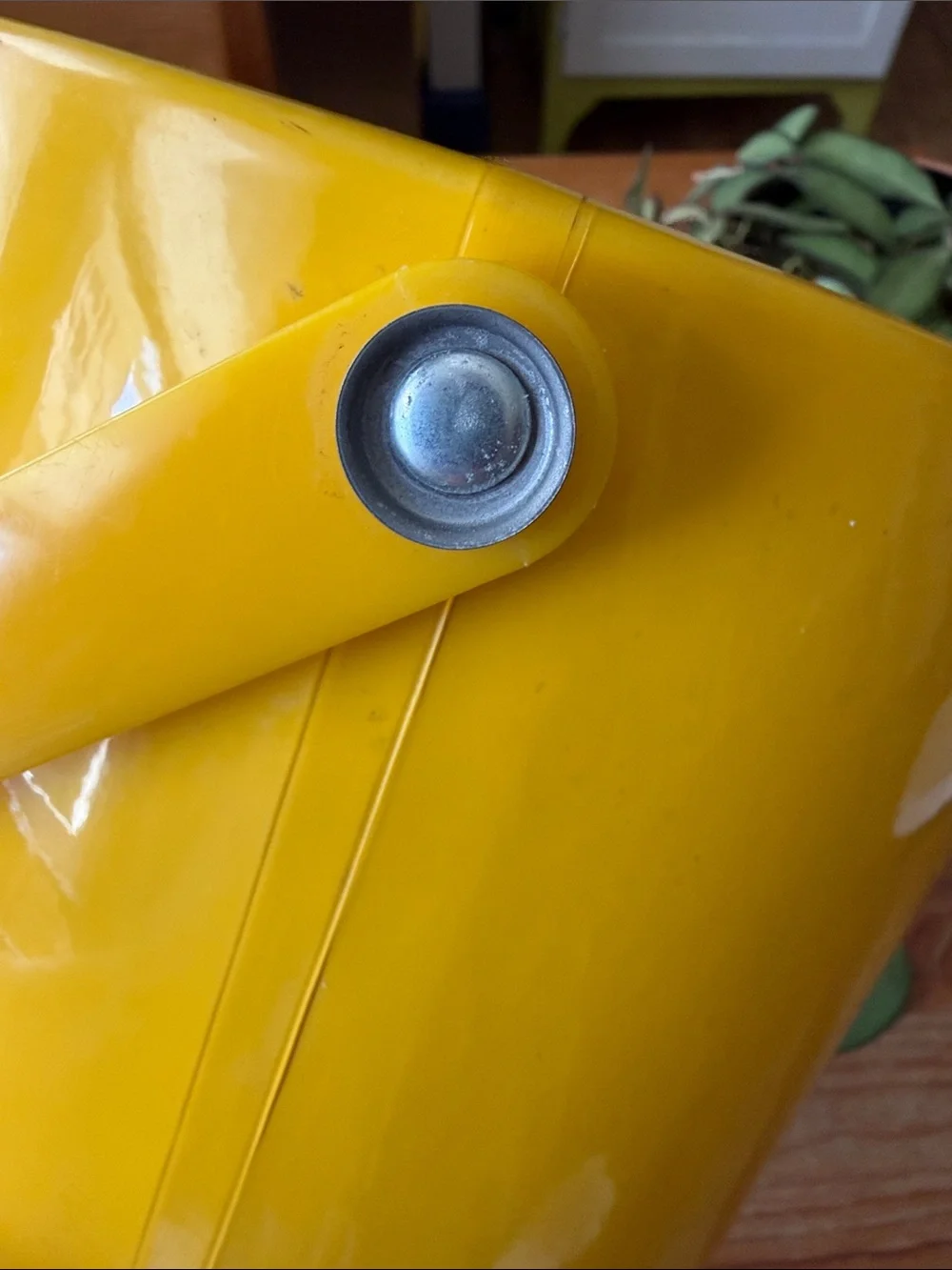 Vintage Shelton-Ware Yellow Ice Bucket